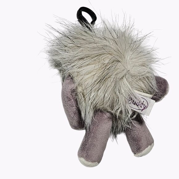 Scentsy Buddy Purple Furry Monster 7 Inch Clip On Plush Stuffed Animal Toy - Picture 3 of 7